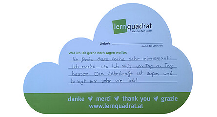 Dankeswolke LernQuadrat Neunkirchen Alle 3