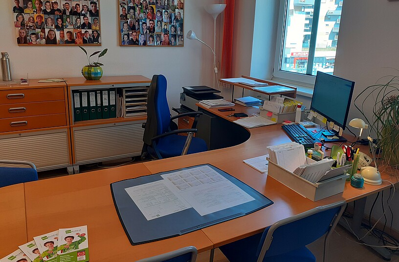 Büro im LernQuadrat Nachhilfe 1220 Wien Stadlau