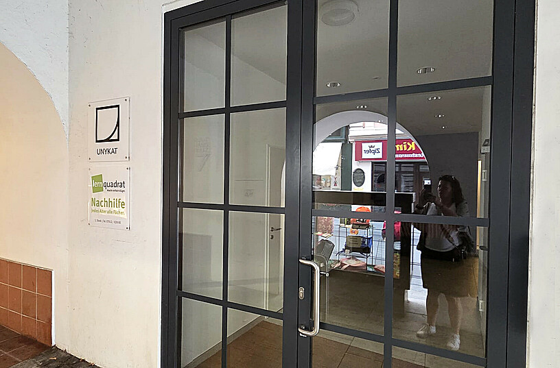 Eingang LernQuadrat Nachhilfe 4810 Gmunden  Eingang LernQuadrat Nachhilfe 4810 Gmunden