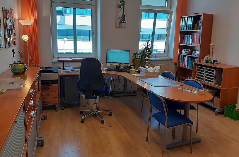 Büro im LernQuadrat Nachhilfe 1220 Wien Stadlau