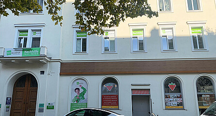 Außenansicht LernQuadrat Nachhilfe 1110 Wien Simmering