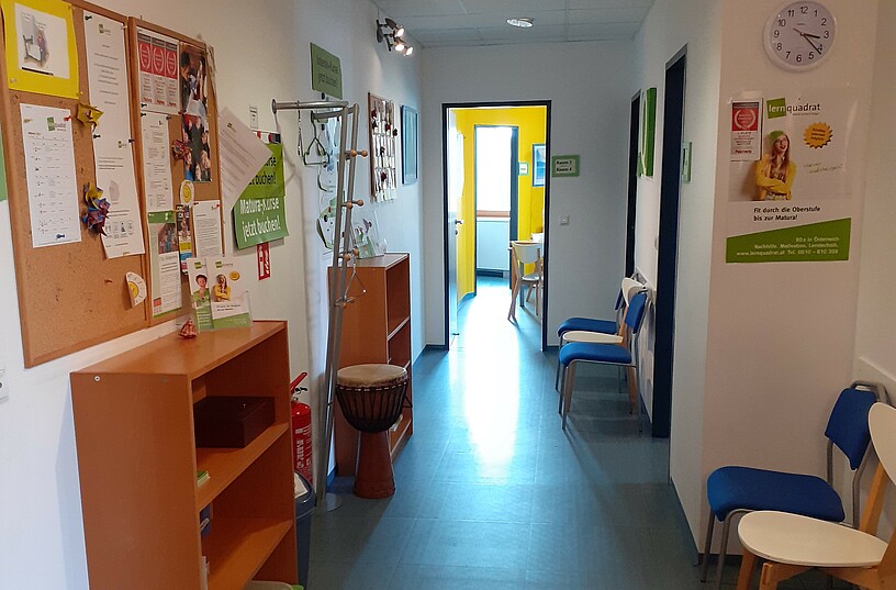 Eingangsbereich im LernQuadrat Nachhilfe 1230 Wien Liesing
