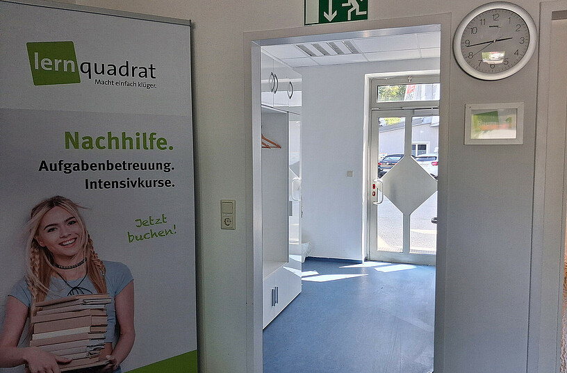 Eingangsbereich LernQuadrat Nachhilfe 4400 Steyr