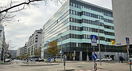 Außenansicht LernQuadrat 1020 Wien Nordbahnviertel