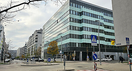 Außenansicht LernQuadrat 1020 Wien Nordbahnviertel