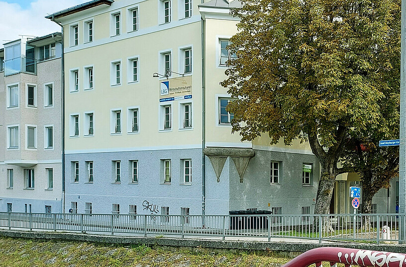 Außenansicht LernQuadrat Nachhilfe 5020 Salzburg Mayburgerkai