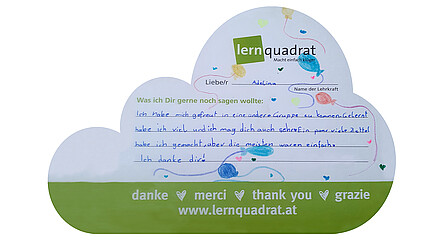 Dankeswolke LernQuadrat Neunkirchen Adelina 2