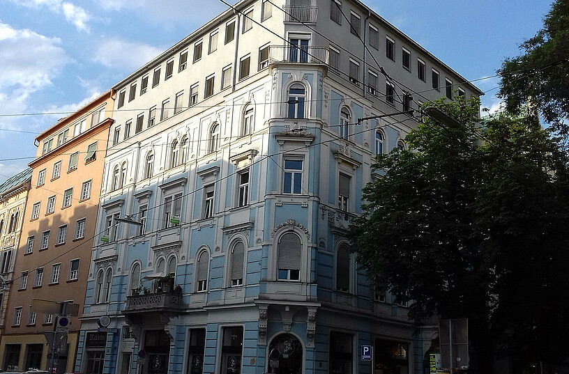 Außenansicht LernQuadrat Nachhilfe 8010 Graz Joanneumring