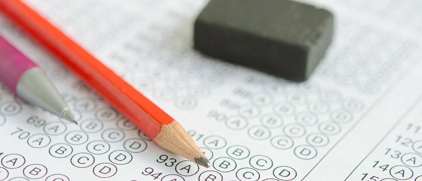 Kreuzerltest mit Bleistift