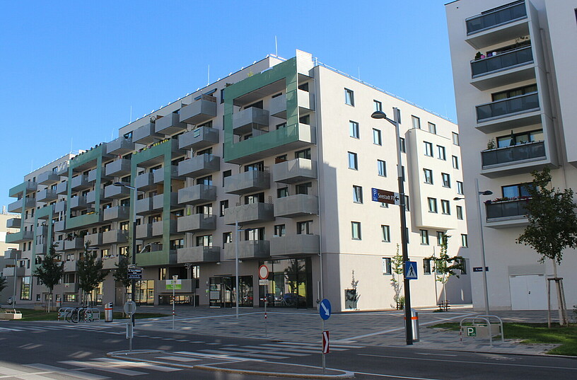 Außenansicht LernQuadrat Nachhilfe 1220 Wien Seestadt