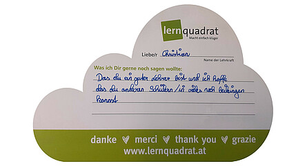Dankeswolke LernQuadrat Bregenz Christian 3