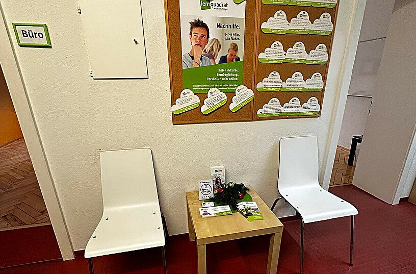 Wartebereich LernQuadrat Nachhilfe 6800 Feldkirch