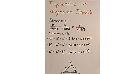 Lernplakat Trigonometrie LernQuadrat Nachhilfe 8010 Graz Joanneumring