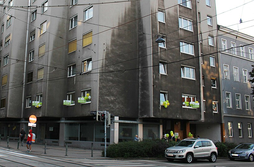 Außenansicht LernQuadrat Nachhilfe 1100 Wien Quellenstraße