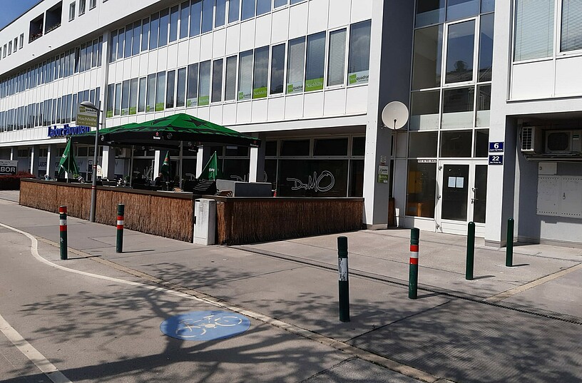 LernQuadrat 1100 Wien – Eingangsbereich