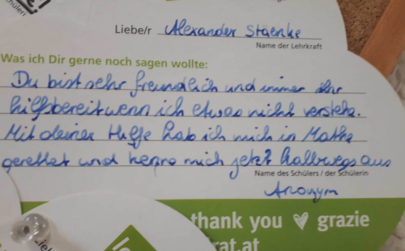 Dankeswolke LernQuadrat 1230 Wien Alterlaa