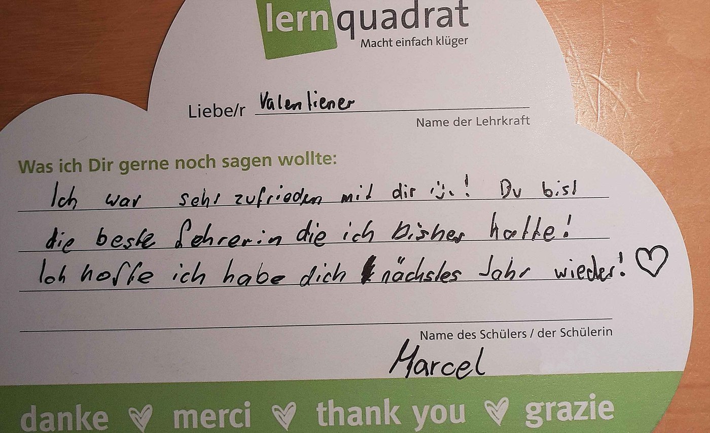 Dankeswolke LernQuadrat 2500 Baden