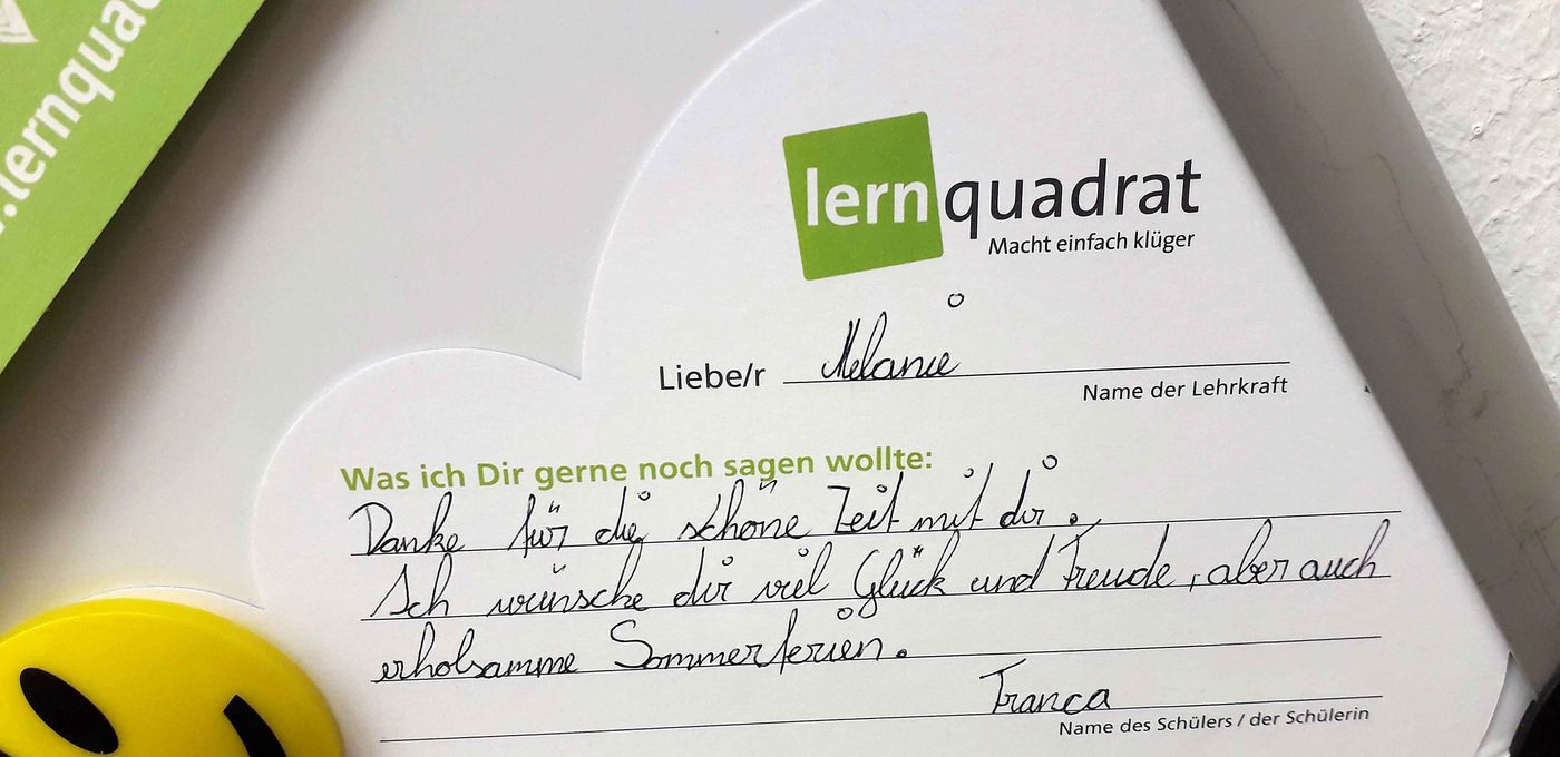 Dankeswolke LernQuadrat 6460 Imst
