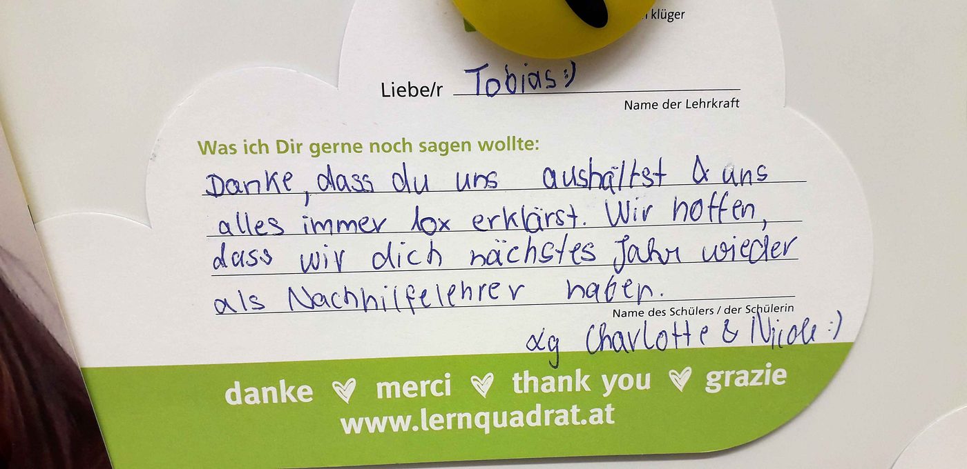 Dankeswolke LernQuadrat 6460 Imst