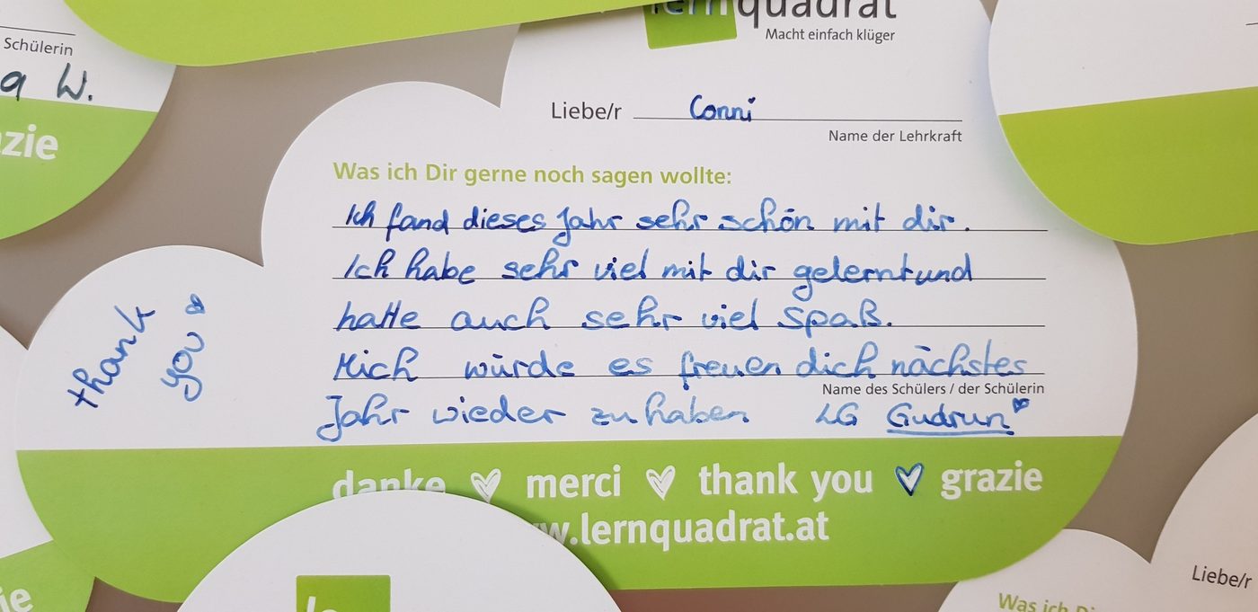 Dankeswolke LernQuadrat 2544 Leobersdorf