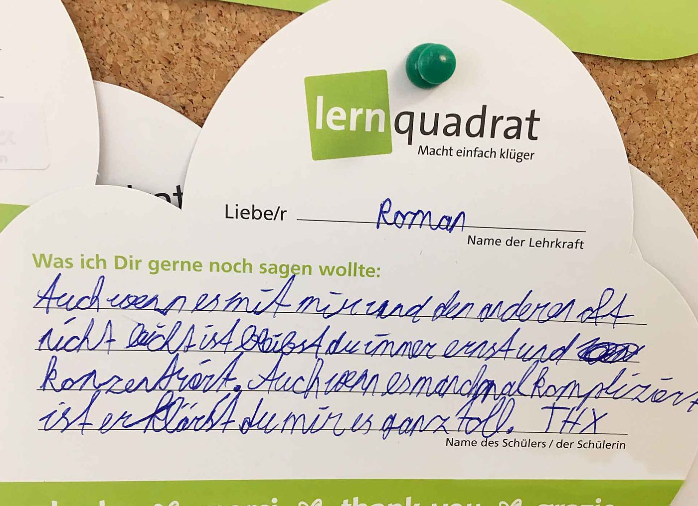 Dankeswolke LernQuadrat 2130 Mistelbach