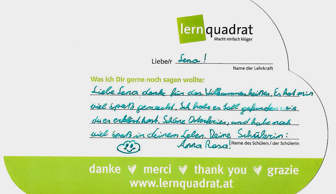 Dankeswolke LernQuadrat 2380 Perchtoldsdorf