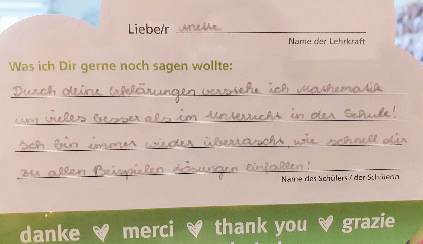 Dankeswolke LernQuadrat 4600 Wels